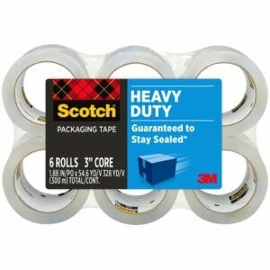 Scotch Heavy-Duty Shipping/Packaging Tape - 54.60 yd Length x 1.88" Width - 3.1 mil Thickness - 3" Core