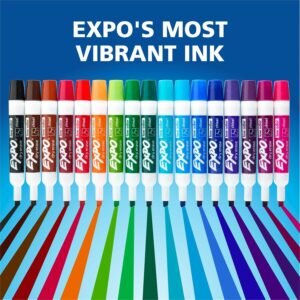 Expo Dry Erase Markers Chisel Marker Point Erasable Assorted Ink