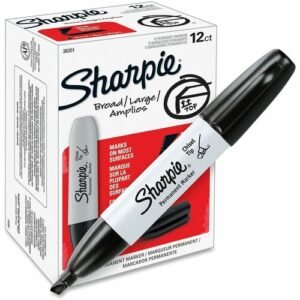 Sharpie Large Barrel Permanent Markers - Wide Marker Point